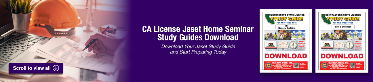 CA License Jaset Home Seminar Study Guide Downloads