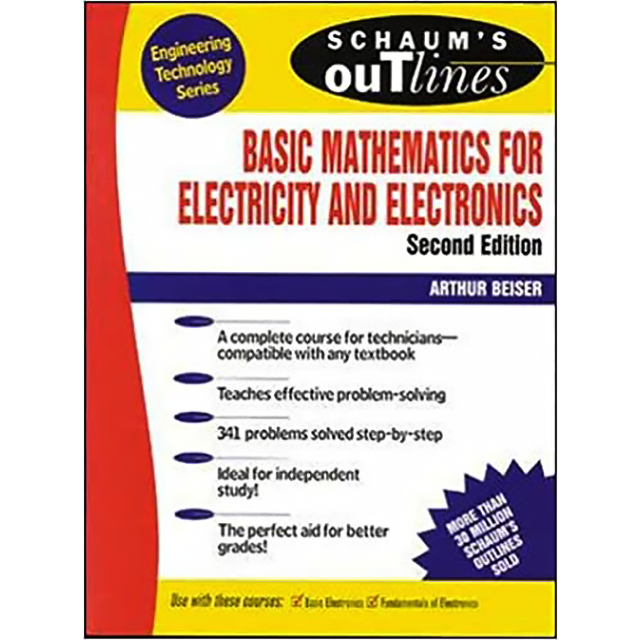 Schaum's Basic Math Electricity and Electronics by Arthur Beiser