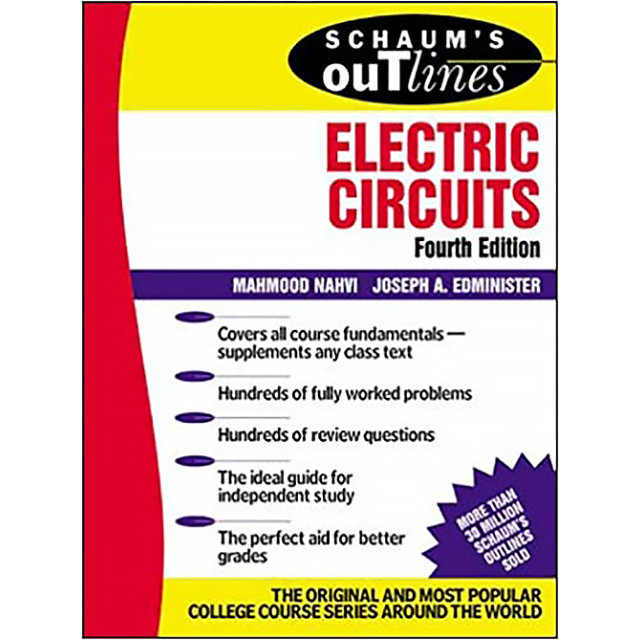 Schaum&#039;s Outline of Electric Circuits by Mahmood Nahvi and Joseph Edminister