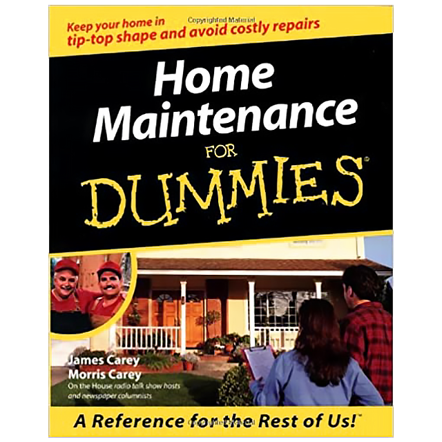 Home Maintenance For Dummies by James Carey and Morris Carey 