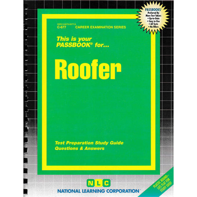 Roofer (Career Examination Passbooks) by Jack Rudman