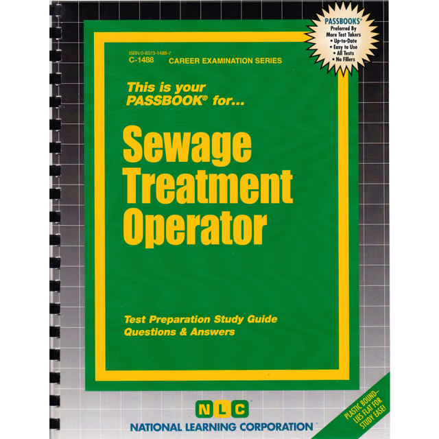 Sewage Treatment Operator (Career Examination Passbooks) by Jack Rudman