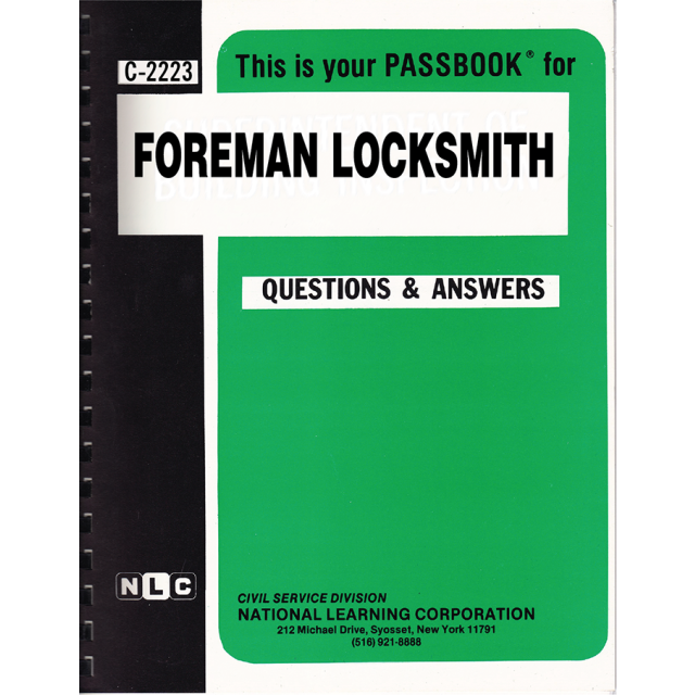 Foreman Locksmith (C2223) by Jack Rudman
