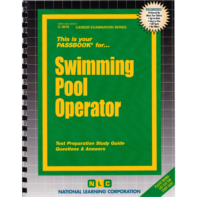 Swimming Pool Operator (Career Examination Passbooks) by Jack Rudman