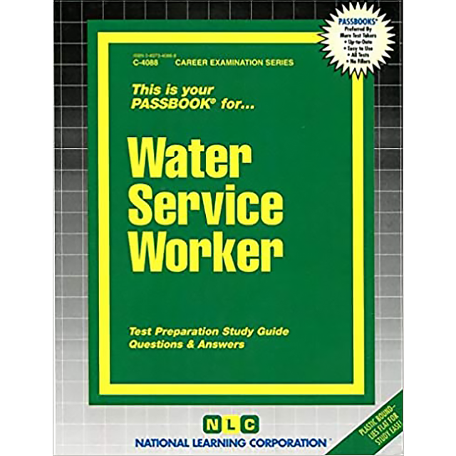 Water Service Worker (Career Examination Passbooks) by Jack Rudman