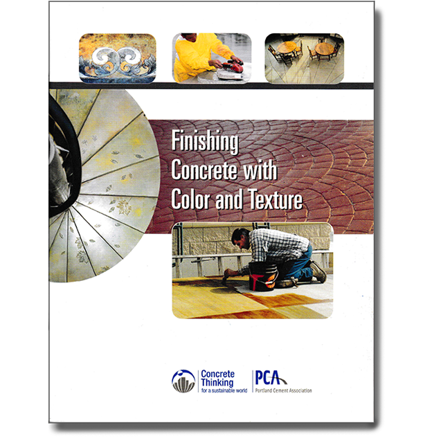 Finishing Concrete With Color and Texture