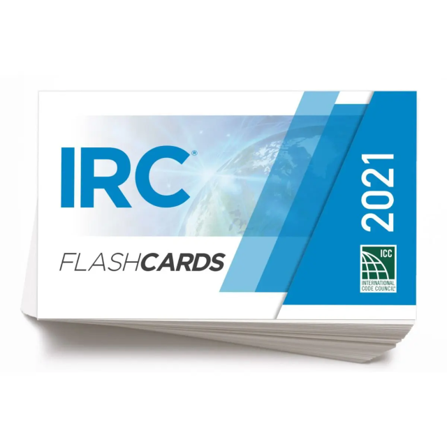 International Residential Code IRC Flash Cards