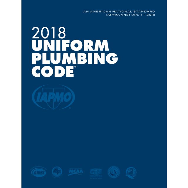 2018 Uniform Plumbing Code Soft Cover w/Tabs