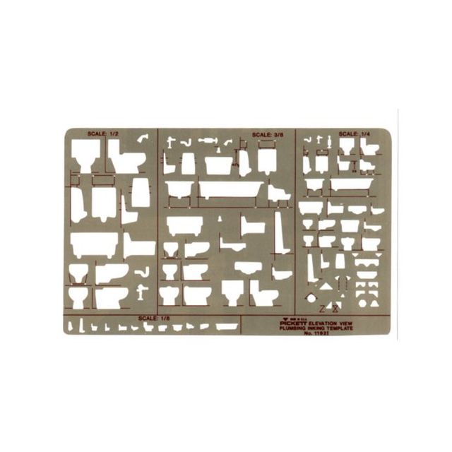 Plumbing Elevation View Template