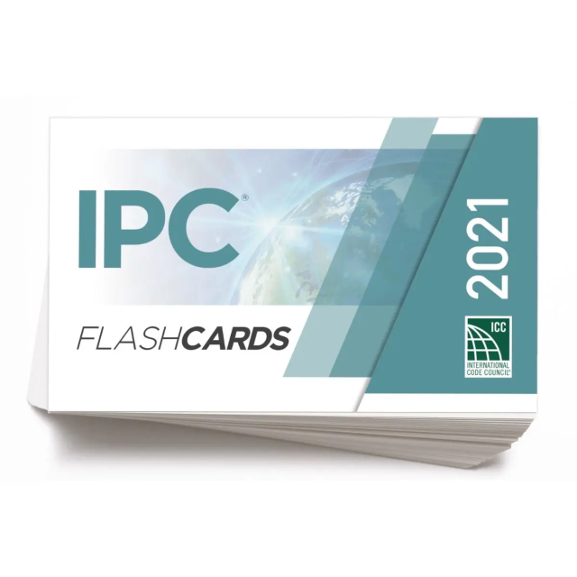 International Plumbing Code IPC Flash Cards