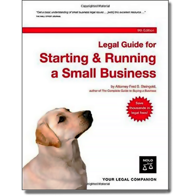 Legal Guide for Starting & Running a Small Business by Fred S. Steingold and Ilona M. Bray