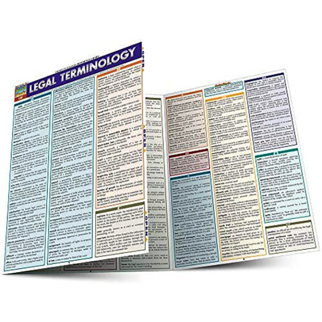 Legal Terminology (Quickstudy: Law) by Inc. BarCharts