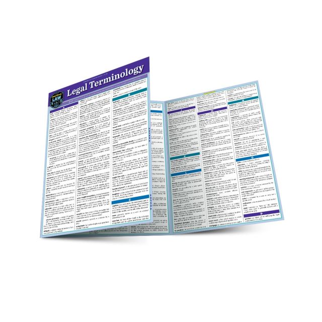 Legal Terminology (Quickstudy: Law) by Inc. BarCharts