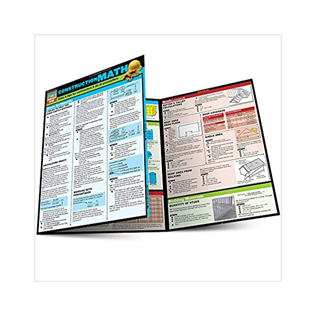 Construction Math (Quickstudy: Home) by Inc. BarCharts