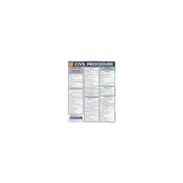 Civil Procedure (Quickstudy: Law) by Inc. BarCharts