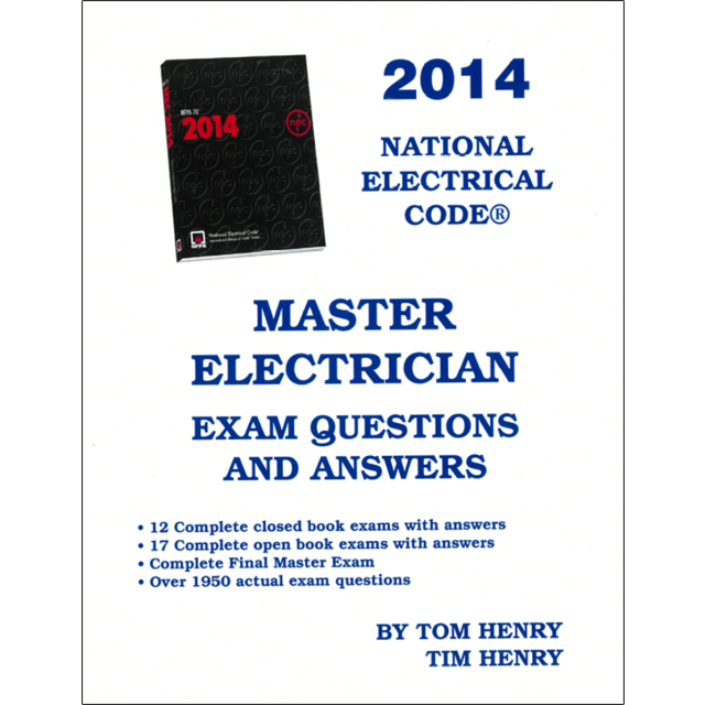 Master Electrician Exam Questions &amp; Answers 2014