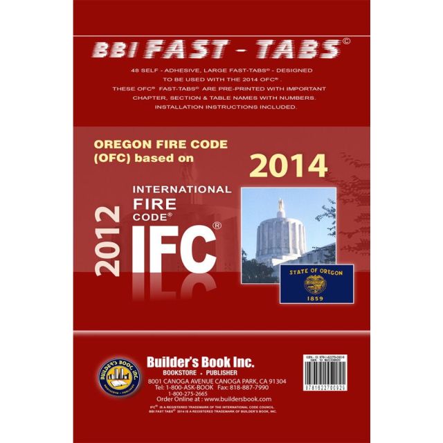 2014 Oregon Fire Code (OFC) Fast-Tabs