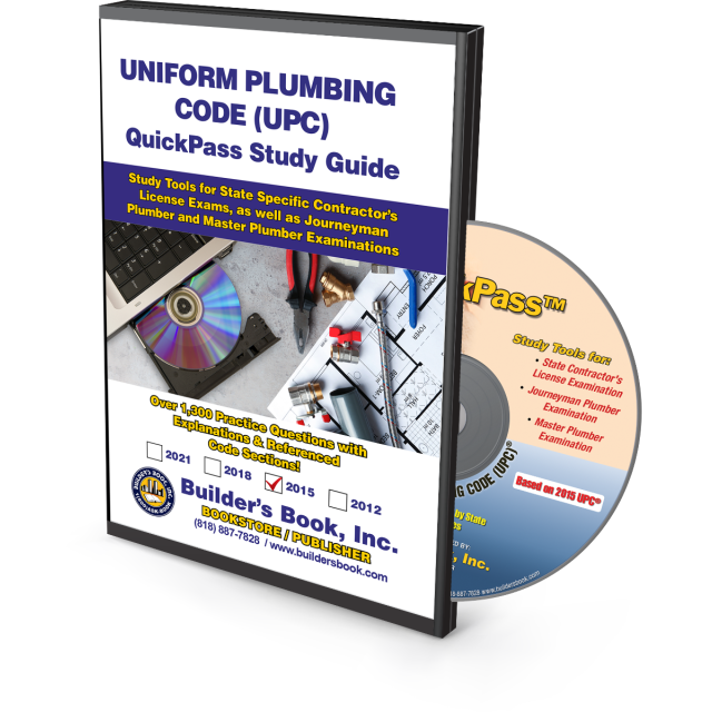 2015 Uniform Plumbing Code Interactive CD-ROM QuickPass Study Guide