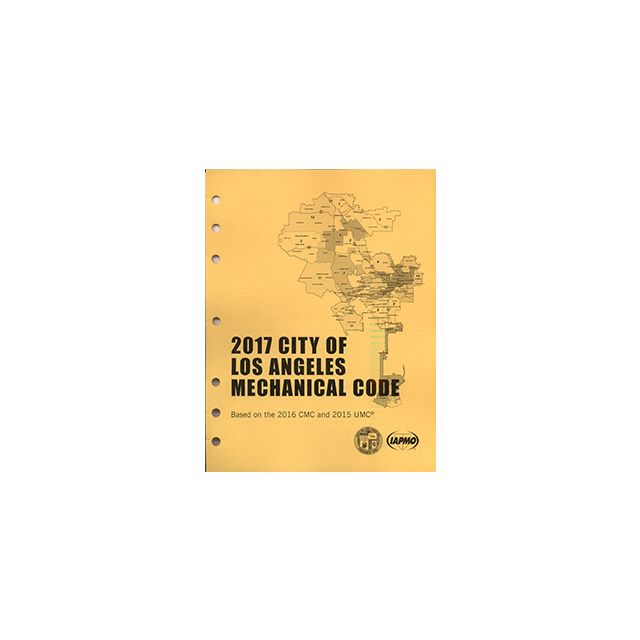 2017 City of Los Angeles Mechanical Code - Amendments Only