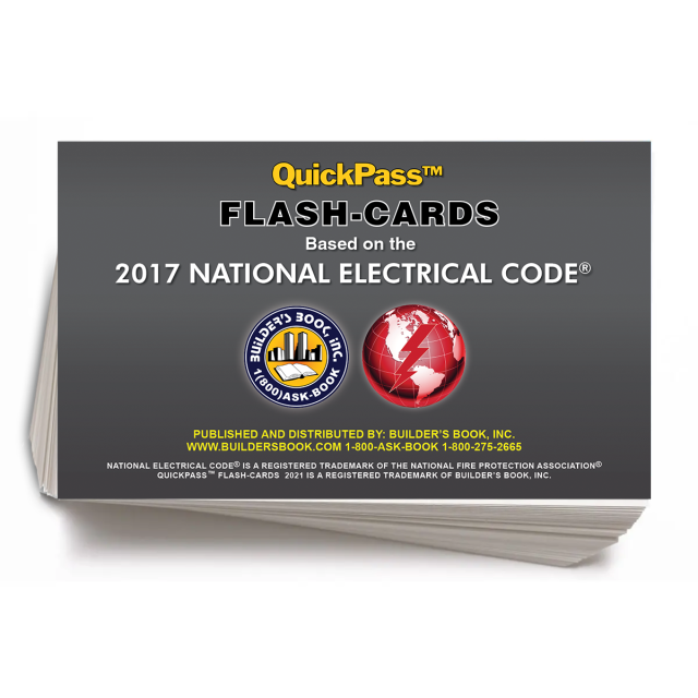 National Electrical Code QuickPass Flash-Cards Based on the 2017 NEC