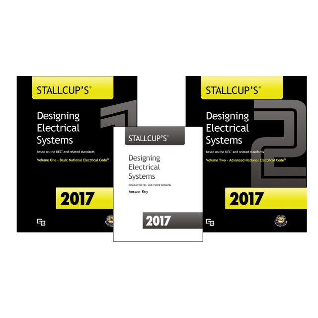 2017 Stallcup&#039;s Designing Electrical Systems Volume 1 &amp; 2 + Answer Key