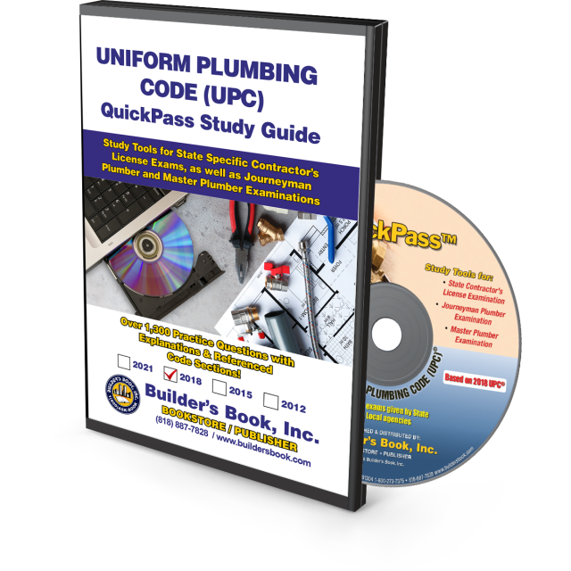 2018 Uniform Plumbing Code Interactive CD-ROM QuickPass Study Guide