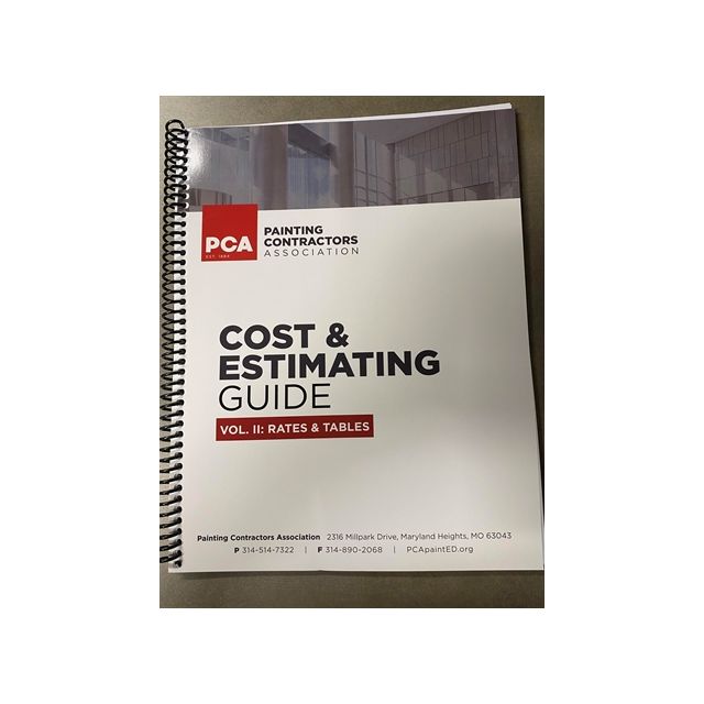 PDCA Estimating Guide, Volume II, Rates and Tables