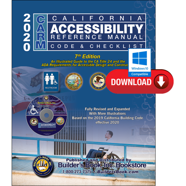 2020 CARM California Accessibility Reference Manual 7th Edition Based On 2019 CBC PDF Download