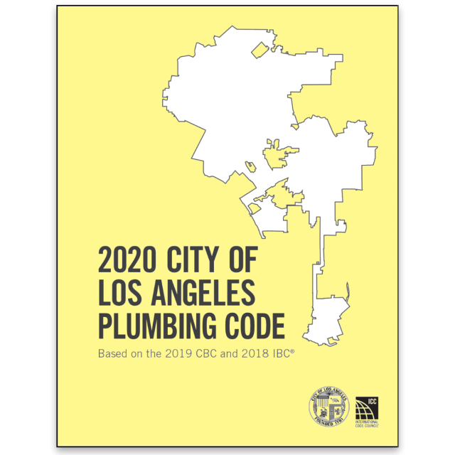 2020 City Of Los Angeles Plumbing Code - Amendment only