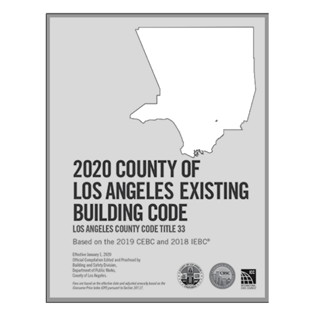 2020 County of Los Angeles Existing Building Code - Amendments only