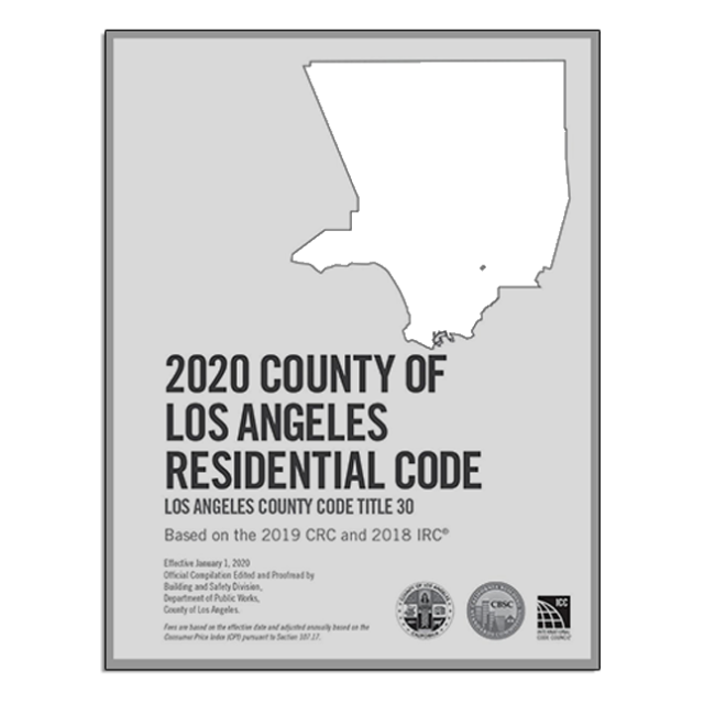 2020 County of Los Angeles Residential Code - Amendments only