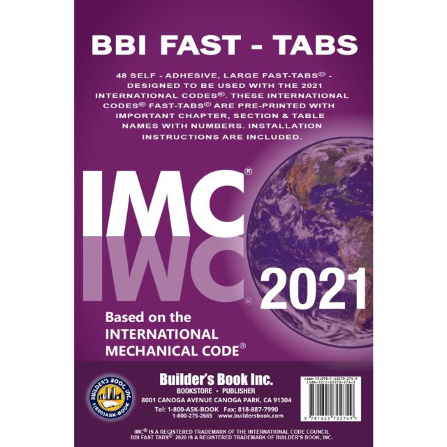 2021 International Mechanical Code® (IMC) Fast-Tabs