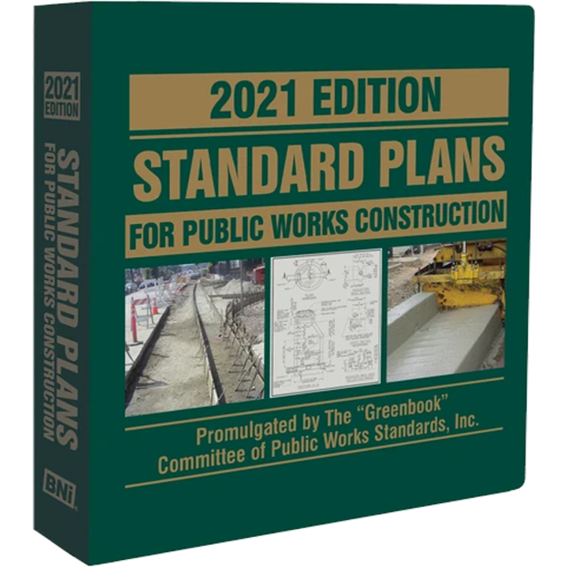 Standard Plans for Public Works Construction, 2021 Edition