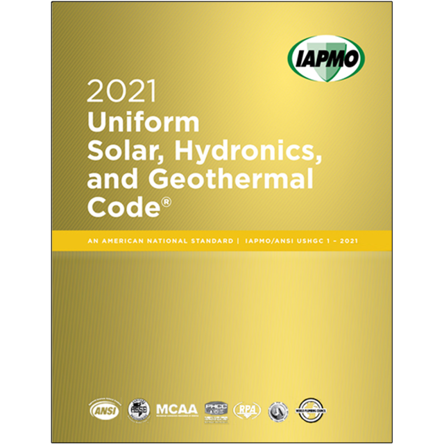 2021 Uniform Solar, Hydronics, and Geothermal Code