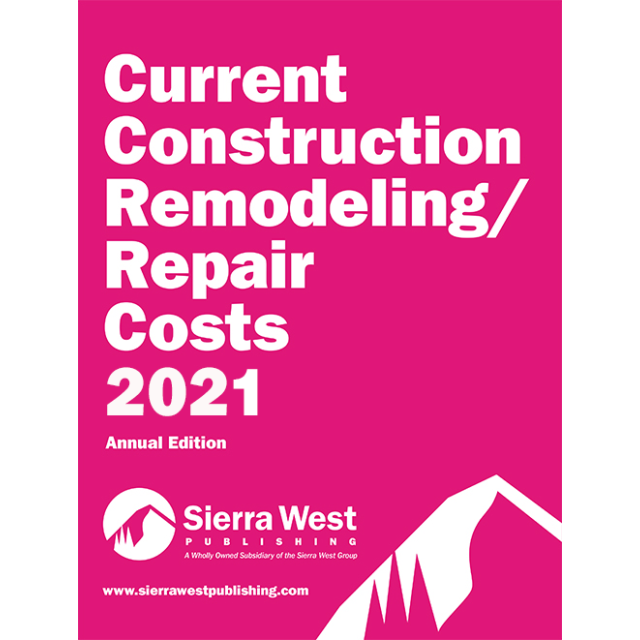 2021 Current Construction Remodeling/Repair Costs - DOWNLOAD