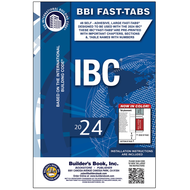 2024 International Building Code (IBC) Fast-Tabs