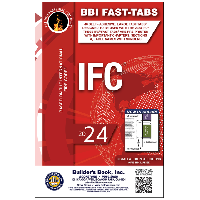 2024 International Fire Code (IFC) Fast Tabs