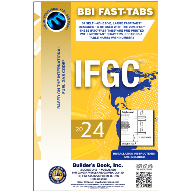 2024 International Fuel Gas Code (IFGC) Fast-Tabs