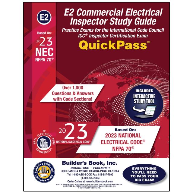 E2 Commercial Electrical Inspector QuickPass Study Guide Based On 2023 NFPA 70