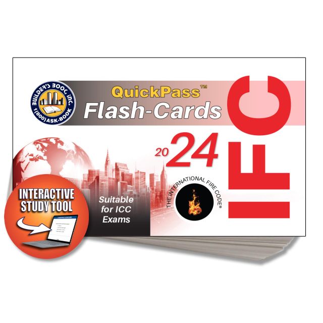 2024 International Fire Code IFC QuickPass Flash-Cards Online Access Key