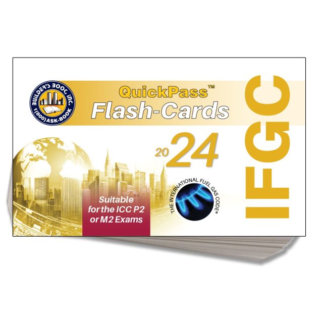 2024 International Fuel Gas Code IFGC QuickPass Flash-Cards