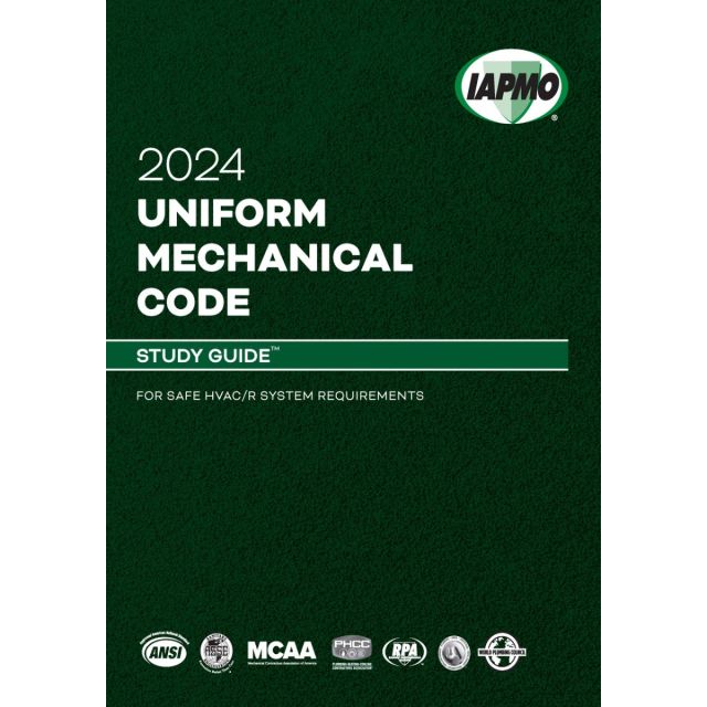 2024 Uniform Mechanical Code Study Guide with Tabs