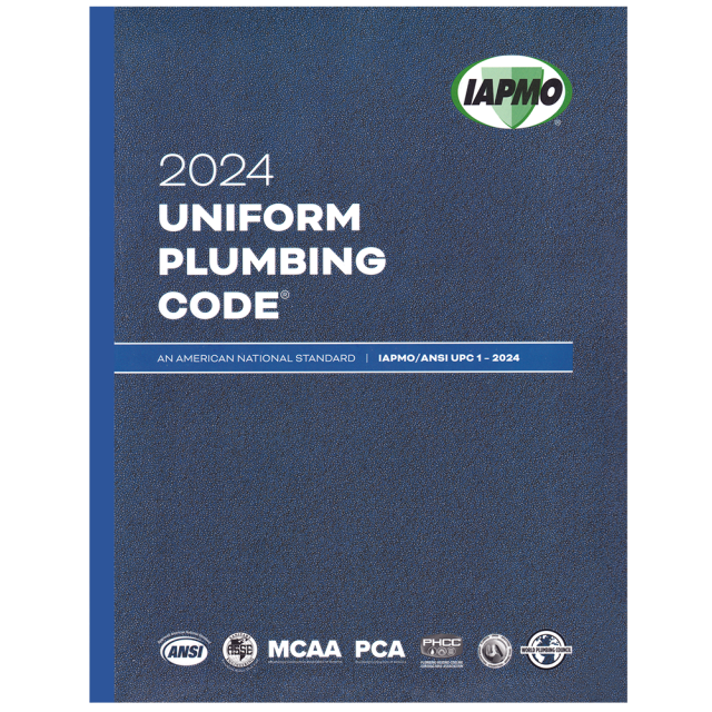 2024 Uniform Plumbing Code Soft Cover w/Tabs