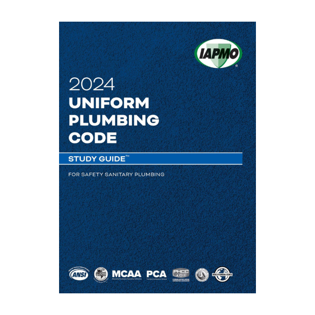 2024 Uniform Plumbing Code Study Guide