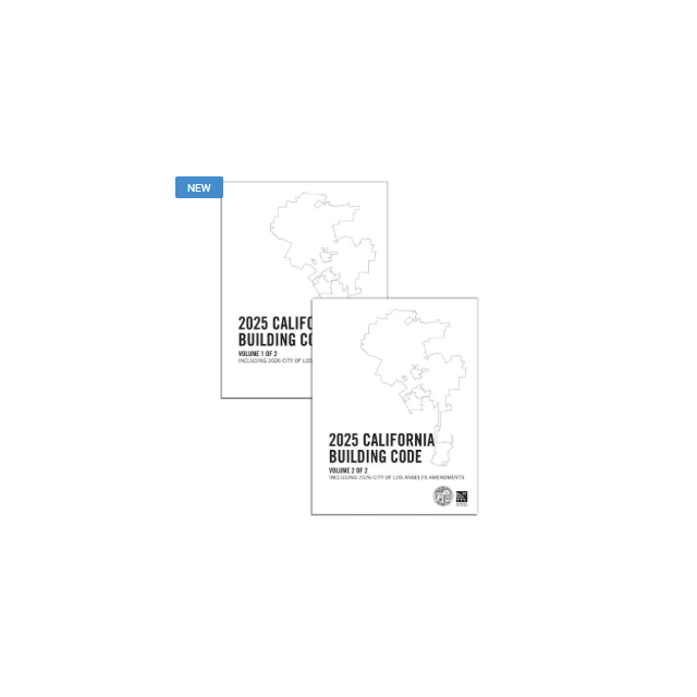 2026 City of Los Angeles Building Code (2 Volumes) - Amendments only (PRE-ORDER)