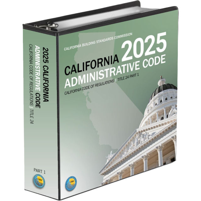 2025 California Administrative Code, Title 24 Part 1