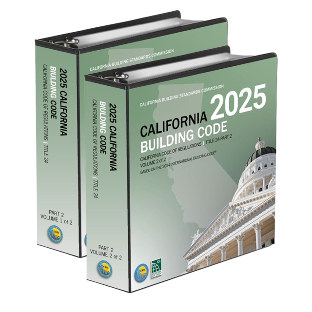 2025 California Building Code, Title 24, Part 2 Volumes 1 &amp; 2