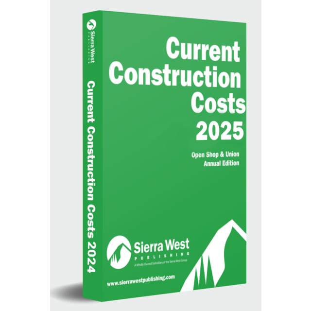 2025 Current Construction Cost Open Shop &amp; Union