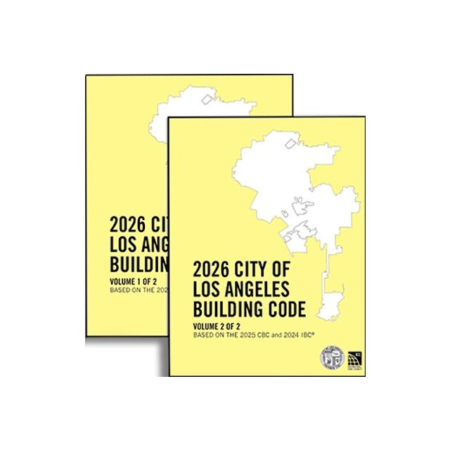 2026 City of Los Angeles Building Code (2 Volumes) - Amendments Only (PRE-ORDER)