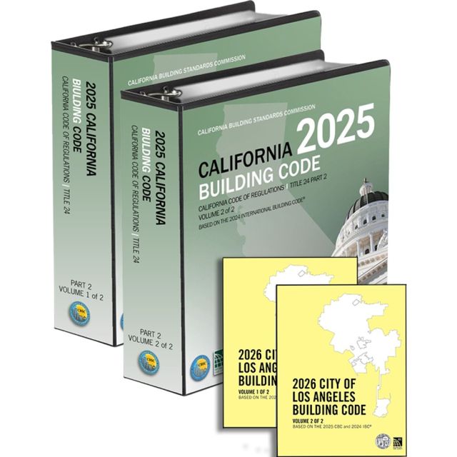 2026 City of Los Angeles Building Code (2 Volumes) Complete Code (PRE-ORDER)